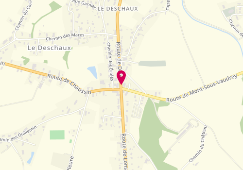Plan de GUERRIN Véronique, 1 Route de Dole, 39120 Le Deschaux