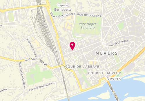 Plan de VATAN Aurélie, 40 Avenue du General de Gaulle, 58000 Nevers