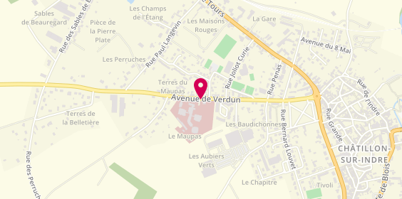Plan de LERVAT Diane, 13 Avenue de Verdun, 36700 Châtillon-sur-Indre
