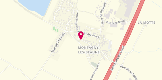 Plan de CANTEGRIL Sandra, 19 Rue Pisserotte, 21200 Montagny-lès-Beaune