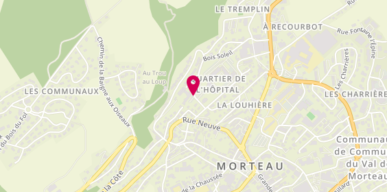 Plan de DELCOURT Anne, 44 Rue Bois Soleil, 25500 Morteau