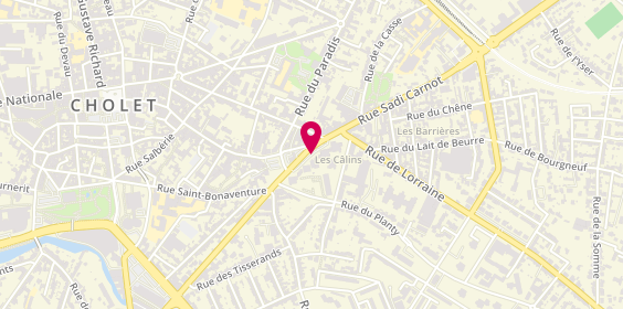 Plan de PANANCEAU Laure, 18 Rue des Calins, 49300 Cholet