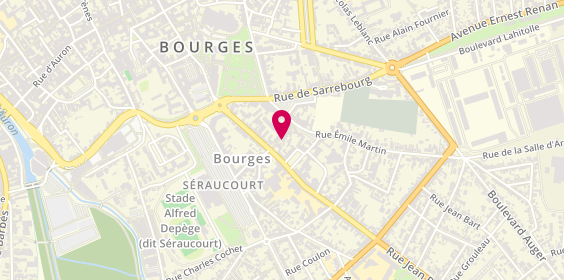 Plan de FORBAULT Sandrine, 13 Rue Chevriere, 18000 Bourges