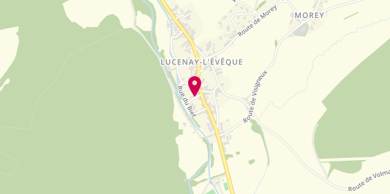 Plan de GDULA Géraldine, Le Bourg, 71540 Lucenay-l'Évêque