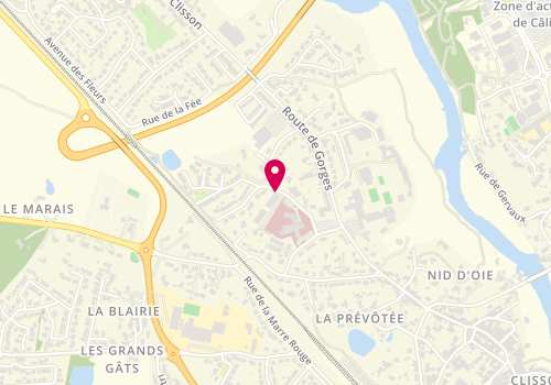 Plan de BORDERON Marlène, 7 Rue du Docteur Doussain, 44190 Clisson