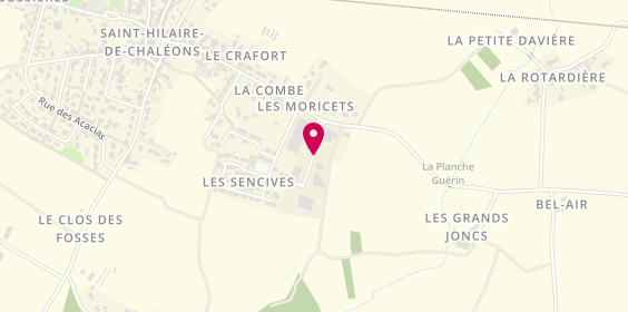 Plan de BAEHREL Cathy, Zone Activite Petite Croix, 44680 Saint-Hilaire-de-Chaléons
