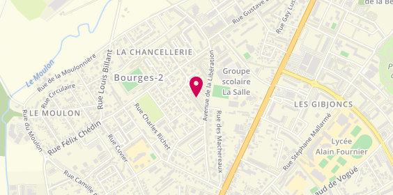 Plan de DUARTE Sonia, 70 Avenue de la Libération, 18000 Bourges