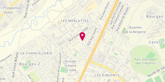 Plan de HERRIG Mathilde, 1 Rue Gay Lussac, 18000 Bourges