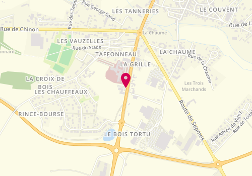 Plan de COCHAIN Pascale, 92 Avenue du General de Gaulle, 37800 Sainte-Maure-de-Touraine