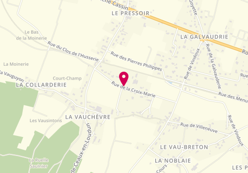 Plan de VILLEMAINE Carole, 20 Route de la Croix Marie, 37500 Rivière