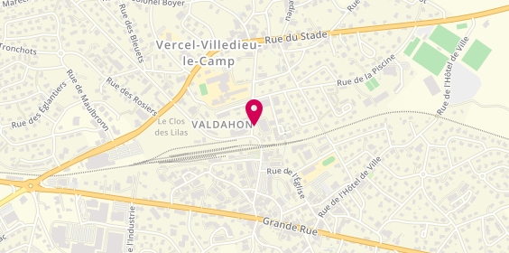 Plan de BELPOIX Lydie, 6 Rue du College, 25800 Valdahon