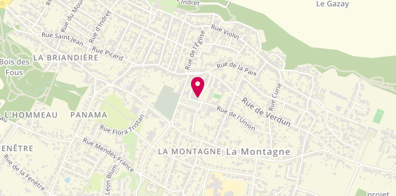 Plan de BLONDEAU-MOSTOWYK Armelle, Place Similien Guérin, 44620 La Montagne