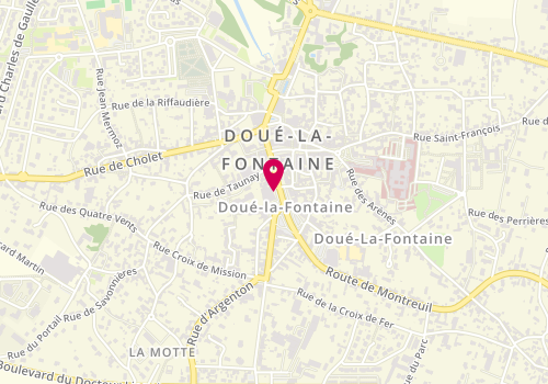 Plan de LE NOEN Suzy, 8 Place du Champs de Foire, 49700 Doué-en-Anjou