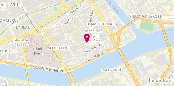 Plan de REGENT Céline, 33 Rue Fouré, 44000 Nantes