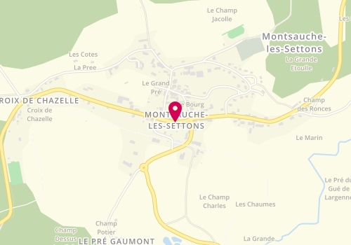 Plan de OREL Jennifer, 1 Place Marcel Mariller, 58230 Montsauche-les-Settons