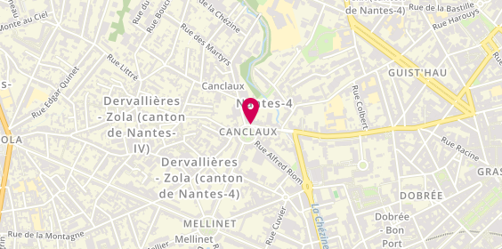 Plan de PICHODO Isabelle, 2 Place Canclaux, 44100 Nantes