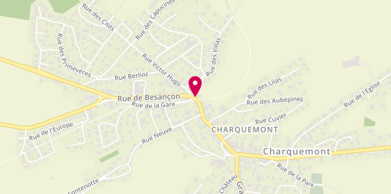 Plan de BRISEBARD Mathilde, 1 Rue Grande Rue, 25140 Charquemont