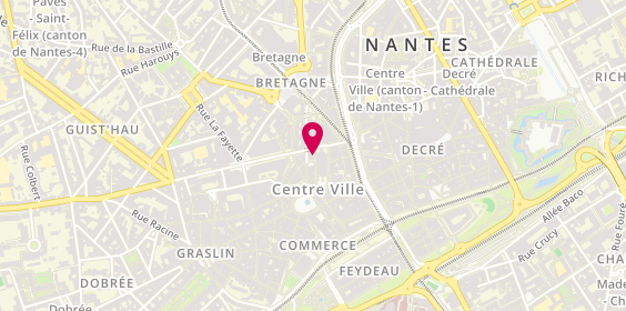 Plan de COCAIGN Hélène, 1 Rue Duvoisin, 44000 Nantes