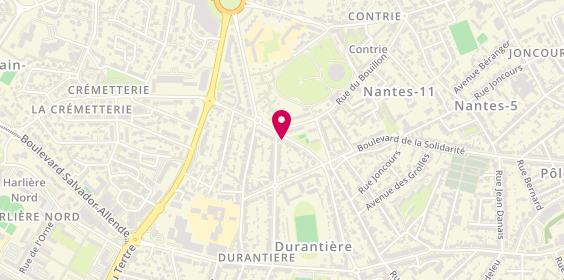 Plan de GENOT Violaine, 123 Rue du Corps de Garde, 44100 Nantes
