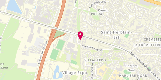 Plan de MOINEAU Isabelle, 32 Rue Lucie Aubrac, 44800 Saint-Herblain