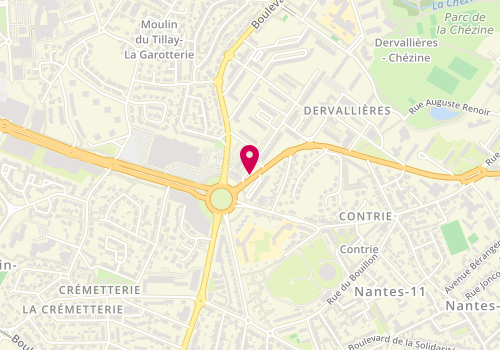 Plan de DE NOINVILLE Véronique, 62 Boulevard Jean Ingres, 44100 Nantes