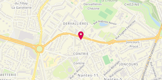 Plan de BENAMRANE Malika, 23 Rue de la Priere, 44100 Nantes