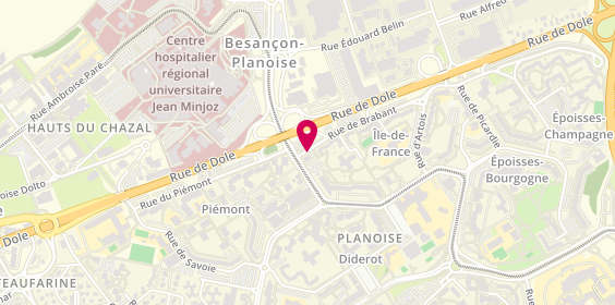 Plan de SAUTET Marie, 2 Bis Rue de Brabant, 25000 Besançon
