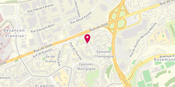 Plan de BOUSSON Gaétan, 15 Rue de Champagne, 25000 Besançon