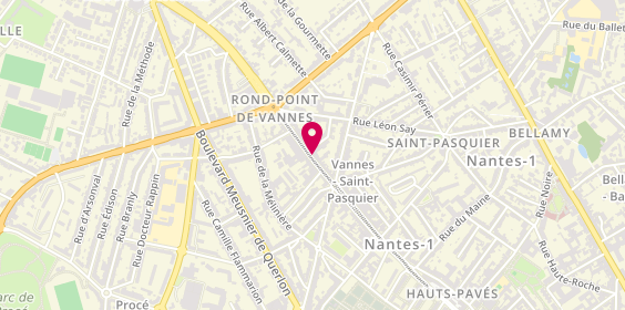 Plan de BONJOUR Hugues, 114 Rue des Hauts Paves, 44000 Nantes