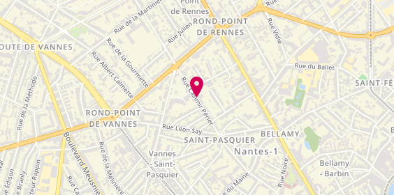 Plan de PUISAIS Agnès, 36 Rue Casimir Périer, 44000 Nantes