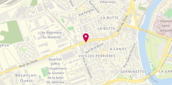 Plan de BALLET Karine, 17 Rue de Dole, 25000 Besançon