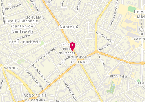 Plan de CALMELS Quentin, 19 Boulevard Robert Schuman, 44300 Nantes