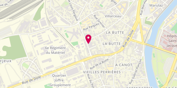 Plan de AUGRAS Marie Laure, 4 M Rue Louis Pergaud, 25000 Besançon