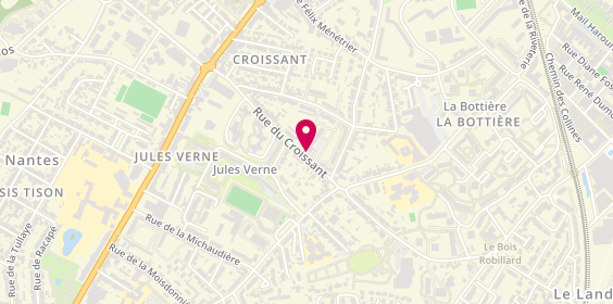 Plan de RICHARD MOREAU Florence, 134 Rue du Croissant, 44300 Nantes