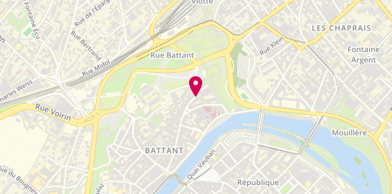 Plan de KUONY Sylvain, 92 Rue Battant, 25000 Besançon