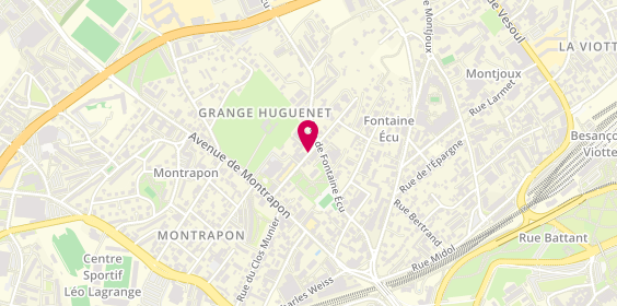 Plan de BLANC Annie, 14 Rue Antonin Fanart, 25000 Besançon