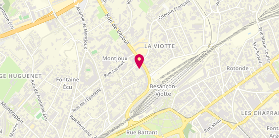 Plan de GARNICHEY Emilie, 23 Bis Rue de Vesoul, 25000 Besançon