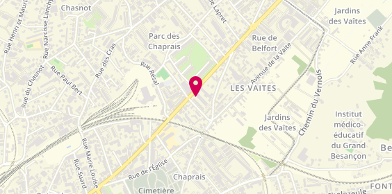 Plan de BLANC Charline, 102 Bis Rue de Belfort, 25000 Besançon
