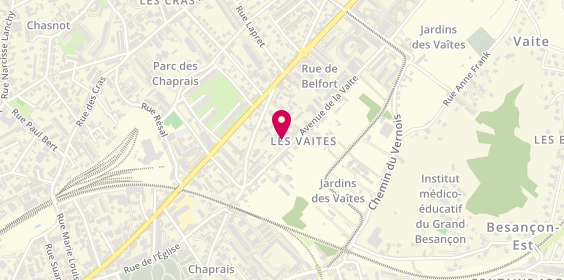 Plan de REHN Nathalie, 11 c'Avenue de la Vaite, 25000 Besançon