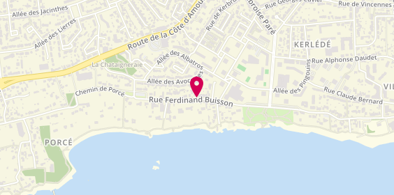 Plan de L'HOTELLIER Adeline, 92 Rue Ferdinand Buisson, 44600 Saint-Nazaire