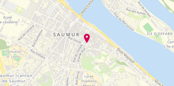 Plan de JULIEN Sandra, 34 Place Saint Pierre, 49400 Saumur