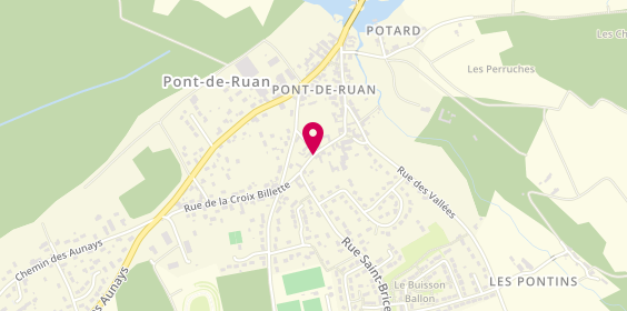 Plan de BARILLER Gaëlle, 28 Rue Saint Brice, 37260 Pont-de-Ruan