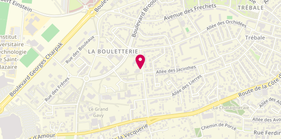 Plan de LAVAQUERIE Adeline, 53 Rue des Peupliers, 44600 Saint-Nazaire