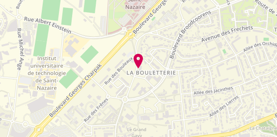 Plan de NAUDIER Bénédicte, 50 Rue Pitre Grenapin, 44600 Saint-Nazaire