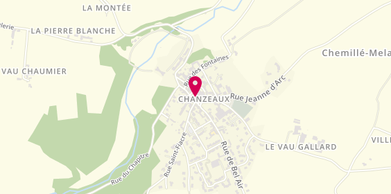 Plan de ROBINEAU Isabelle, 2 Place de la Mairie de Chanzeaux, 49750 Chemillé-en-Anjou