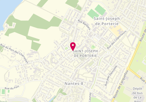 Plan de COUY PERRAIS Marie, 459 Ter Route de Saint Joseph, 44300 Nantes