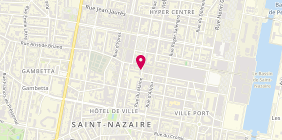 Plan de BROSSAY Mylène, 27 Rue du Maine, 44600 Saint-Nazaire