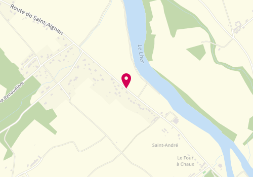 Plan de PUTHIER Anne Sophie, 20 Route de Saint Aignan, 41110 Mareuil-sur-Cher