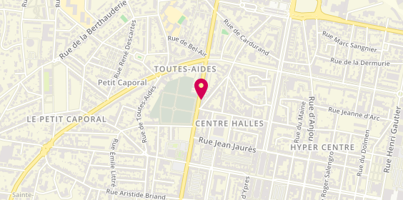 Plan de DANIEL Justine, 74 Boulevard Victor Hugo, 44600 Saint-Nazaire