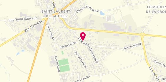 Plan de LECLAIR Pascale, 23 Rue de Saint Christophe, 49270 Orée-d'Anjou